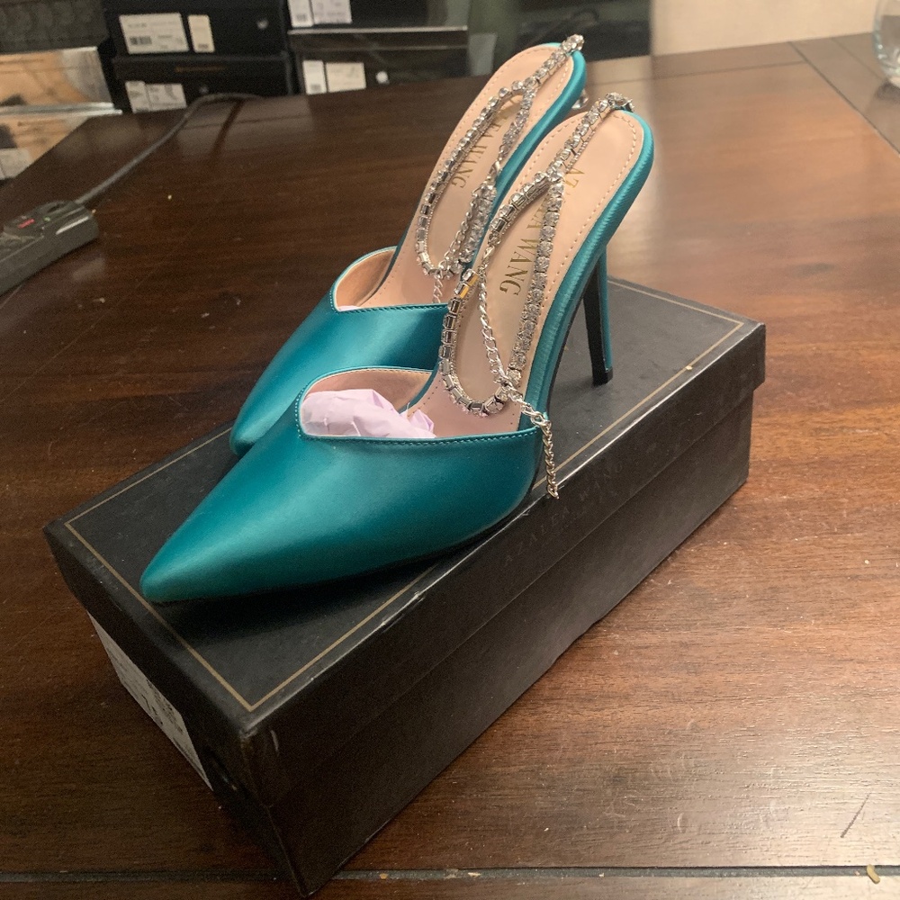 Azalea Wang green 7.5 Heels
